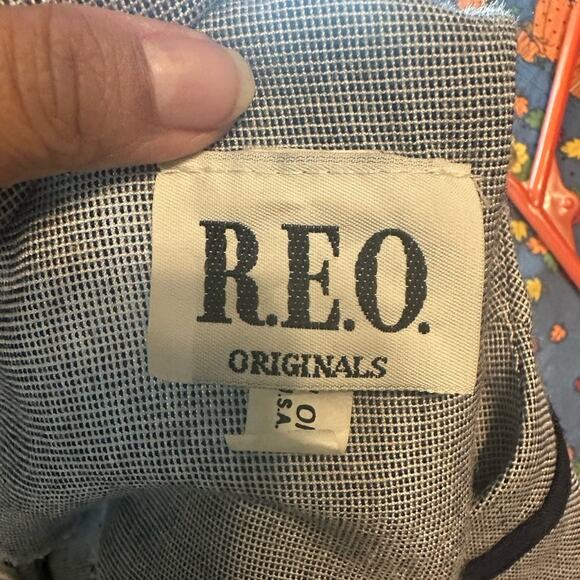 Vintage R.E.O Pleated Work Dress – Classic Elegance with Retro Charm - Picture 9 of 12